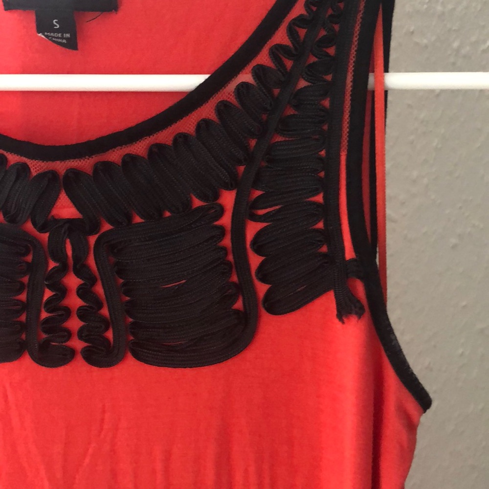 Red and black Willi Smith Tank